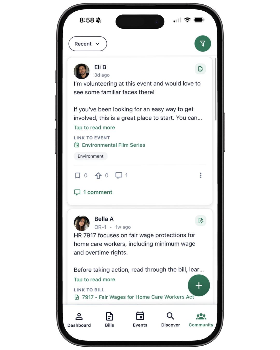 CivixThread app — A civic feed built for action